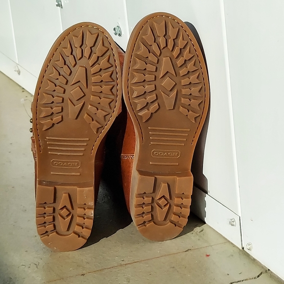 Sold Coach Virginia Brown Leather Boots - Picture 8 of 9